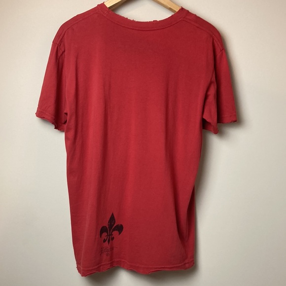 AFFLICTION 💀 men’s “Ye Olde London” , red, T-shirt, size small - Picture 7 of 10